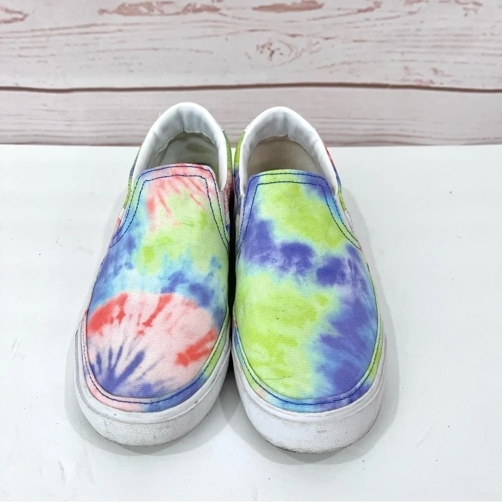 Nike Nike Court Legacy Print Boho Neon Tie Dye Slip On Loafer Chelsea Sneakers